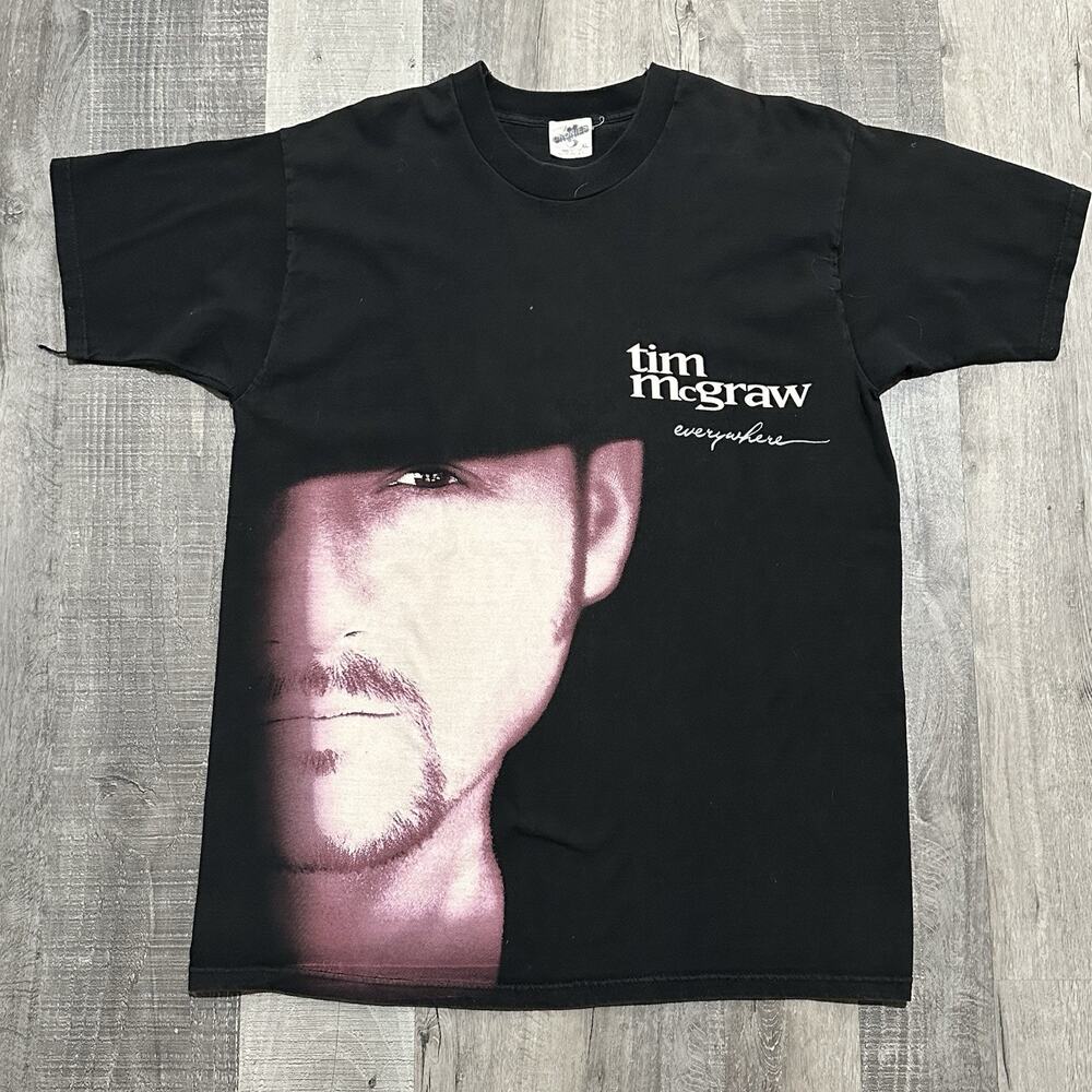 Tim McGraw Official Shirt Size X-Large Johnny Cash Garth Vintage Country 90’s